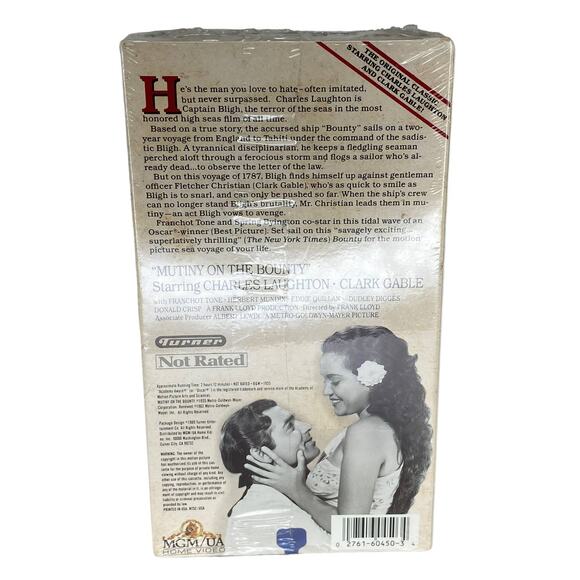 Mutiny on the Bounty VHS Sealed New - Picture 6 of 9